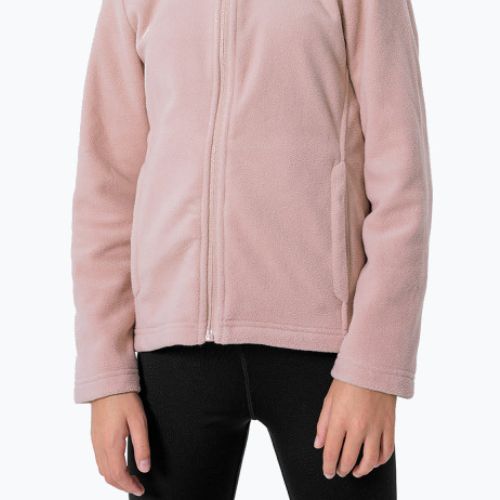 Bluza polarowa dziecięca 4F JPLD001 light pink