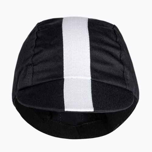 Czapka z daszkiem rowerowa Luxa Classic Stripe black