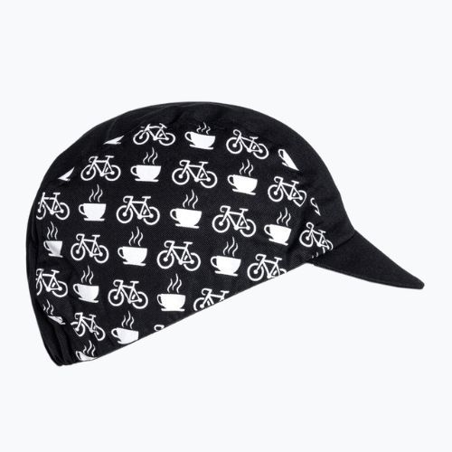 Czapka z daszkiem rowerowa Luxa Coffee Ride black