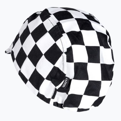 Czapka z daszkiem rowerowa Luxa Squares black/white