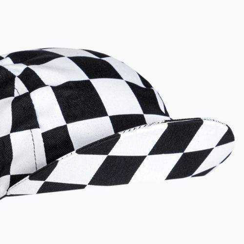 Czapka z daszkiem rowerowa Luxa Squares black/white