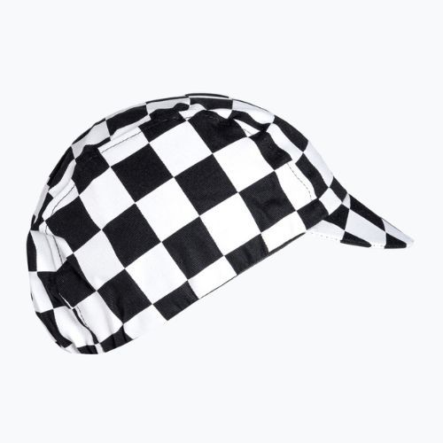 Czapka z daszkiem rowerowa Luxa Squares black/white