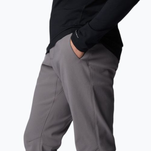 Spodnie softshell męskie Columbia Passo Alto III Heat city grey