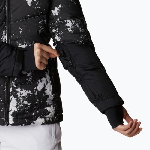 Kurtka narciarska damska Columbia Abbott Peak Insulated white lookup print/black/white