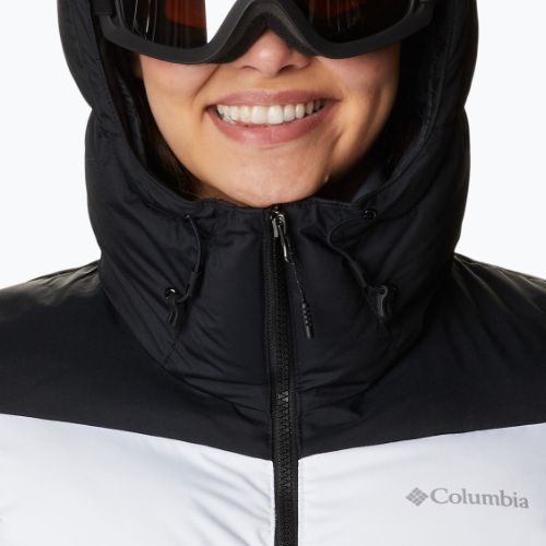 Kurtka narciarska damska Columbia Abbott Peak Insulated white lookup print/black/white
