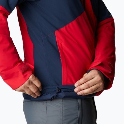 Kurtka narciarska męska Columbia Centerport II mountain red/collegiate navy