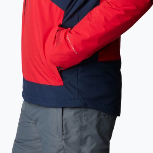 Kurtka narciarska męska Columbia Centerport II mountain red/collegiate navy