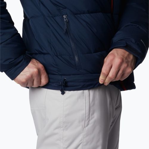 Kurtka narciarska męska Columbia Iceline Ridge collegiate navy/mountain red