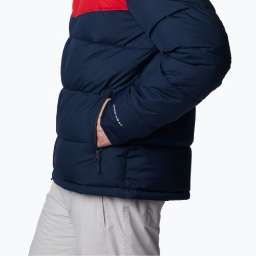 Kurtka narciarska męska Columbia Iceline Ridge collegiate navy/mountain red
