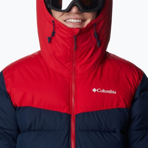 Kurtka narciarska męska Columbia Iceline Ridge collegiate navy/mountain red