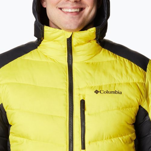 Kurtka męska Columbia Labyrinth Loop Hooded laser lemon/black