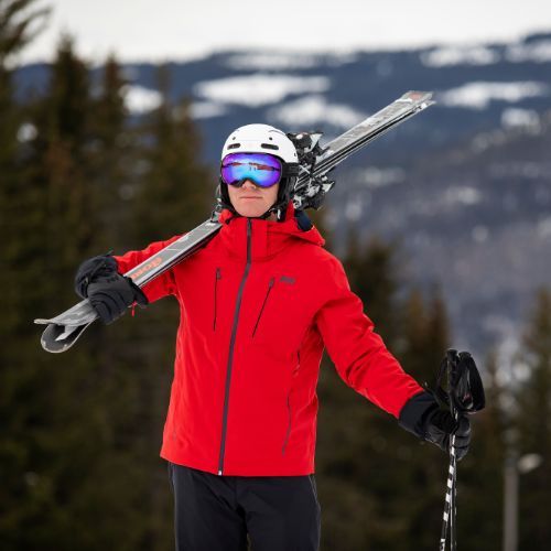 Kurtka narciarska męska Helly Hansen Alpha 3.0 red