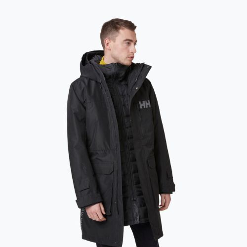 Płaszcz przeciwdeszczowy męski Helly Hansen Rigging Coat black