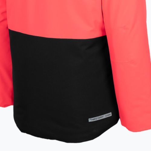 Kurtka narciarska dziecięca 4F JKUDN001 coral neon