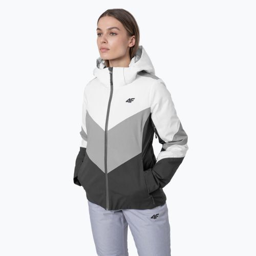 Kurtka narciarska damska 4F KUDN008 dark/grey
