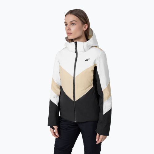 Kurtka narciarska damska 4F KUDN008 beige