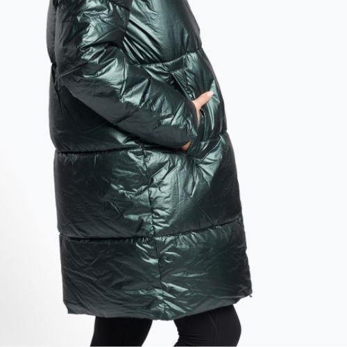 Płaszcz puchowy damski 4F KUDP011 dark green
