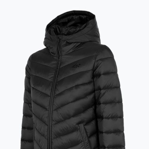 Płaszcz puchowy damski 4F KUDP015 deep black