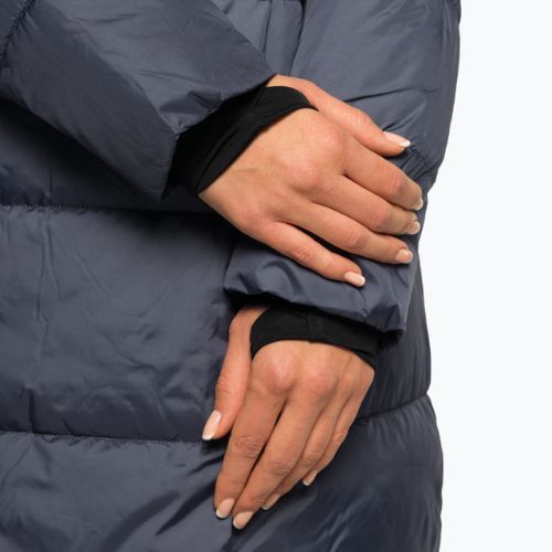 Płaszcz puchowy damski 4F KUDP018 denim