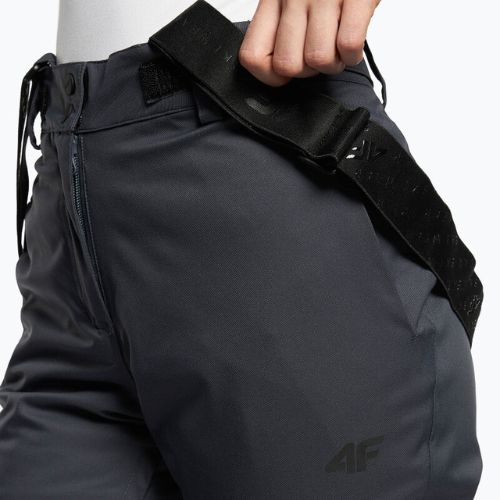 Spodnie narciarskie damskie 4F SPDN002 dark/grey