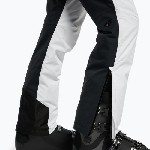 Spodnie narciarskie damskie 4F SPDN006 white