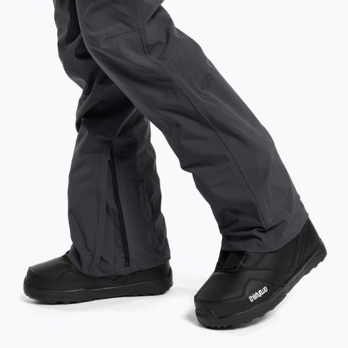 Spodnie snowboardowe damskie 4F SPDS002 dark/grey