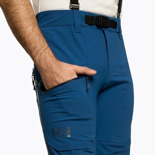 Spodnie narciarskie męskie Helly Hansen Verglas Backcountry Ski Shell deep fjord