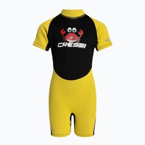 Pianka do pływania dziecięca Cressi Smoby Shorty 2 mm black/yellow