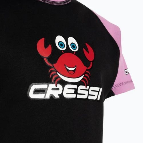 Pianka do pływania dziecięca Cressi Smoby Shorty 2 mm black/pink