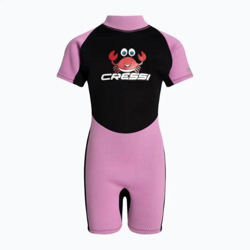 Pianka do pływania dziecięca Cressi Smoby Shorty 2 mm black/pink