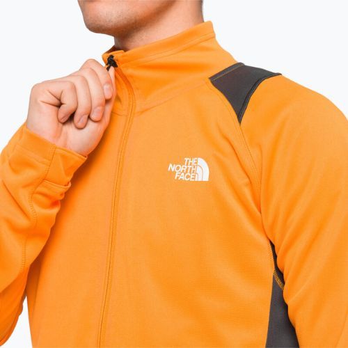 Bluza trekkingowa męska The North Face AO Midlayer FZ cone orange/asphalt grey