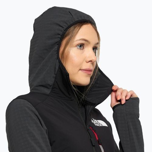 Kurtka hybrydowa damska The North Face Dawn Turn Hybrid Ventrix Midlayer asphalt grey/black