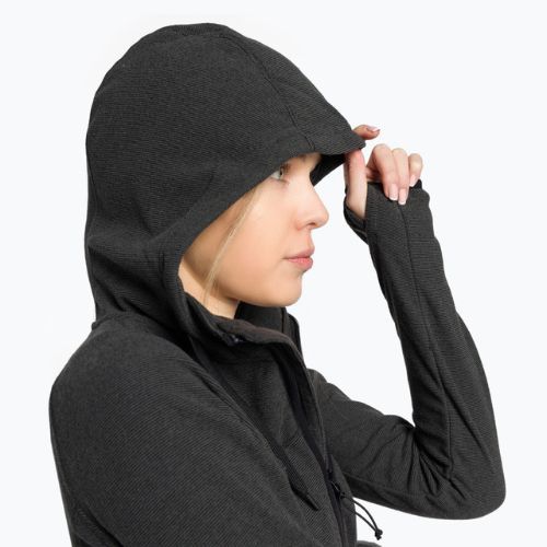 Bluza trekkingowa damska The North Face Homesafe Full Zip Fleece Hoodie black strip