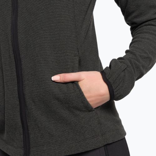Bluza trekkingowa damska The North Face Homesafe Full Zip Fleece Hoodie black strip