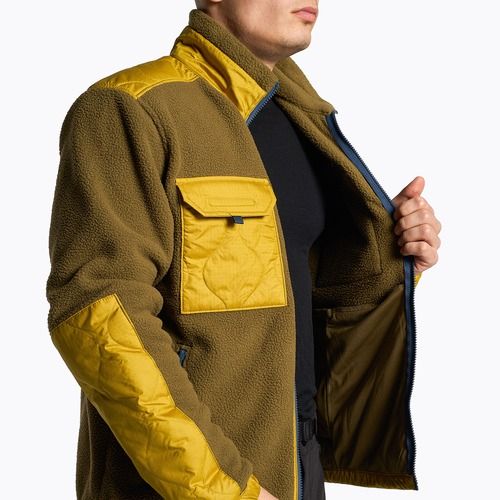 Bluza trekkingowa męska The North Face Royal Arch FZ military olive/mineral gold/shady blue
