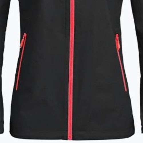 Kurtka przeciwdeszczowa damska Salewa Puez Aqua 3 PTX black out/fluo coral