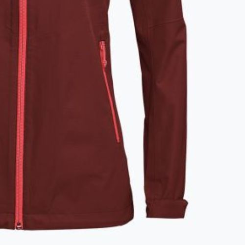 Kurtka przeciwdeszczowa damska Salewa Puez Aqua 3 PTX syrah/fluo coral