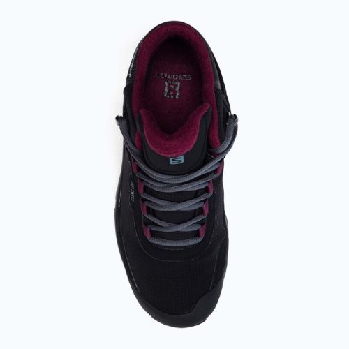 Buty zimowe damskie Salomon Shelter CS WP black/ebony/wine tasting