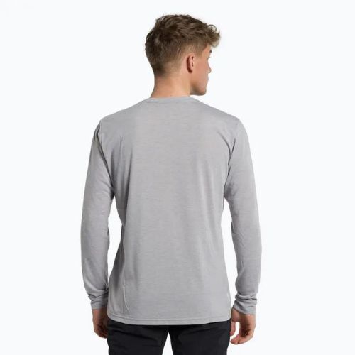 Longsleeve trekkingowy męski Salewa Solidlogo Dry heather grey