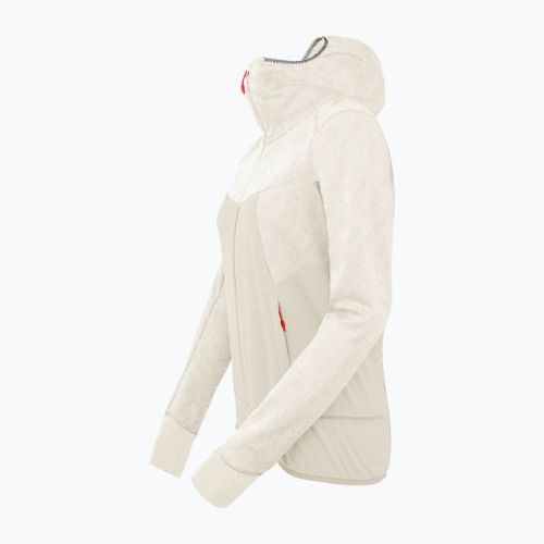 Bluza trekkingowa damska Salewa Puez Hybrid PL FZ Hoody oatmeal melange