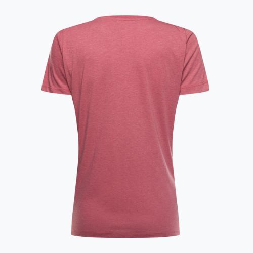 Koszulka trekkingowa damska Salewa Pure Box Dry mauvemood melange/syrah