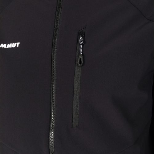 Kurtka softshell męska Mammut Ultimate Comfort SO Hooded black