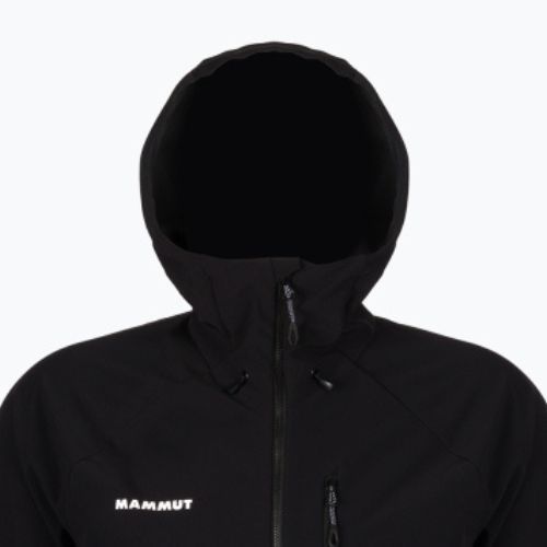 Kurtka softshell męska Mammut Ultimate Comfort SO Hooded black