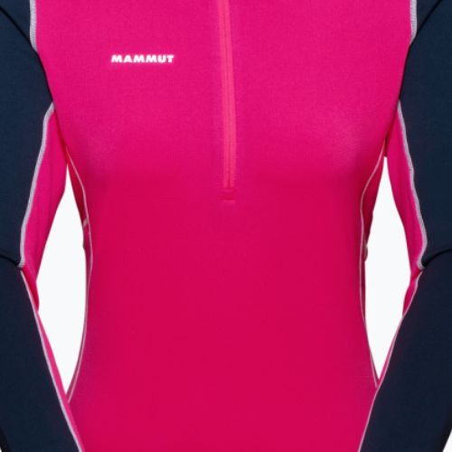 Bluza trekkingowa damska Mammut Aenergy ML Half Zip Pull pink/marine