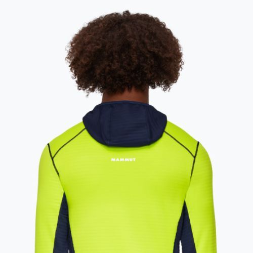 Bluza trekkingowa męska Mammut Taiss Light ML Hooded highlime/marine