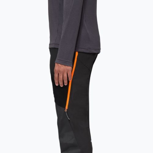Spodnie softshell męskie Mammut Aenergy IN Hybrid black/vibrant orange