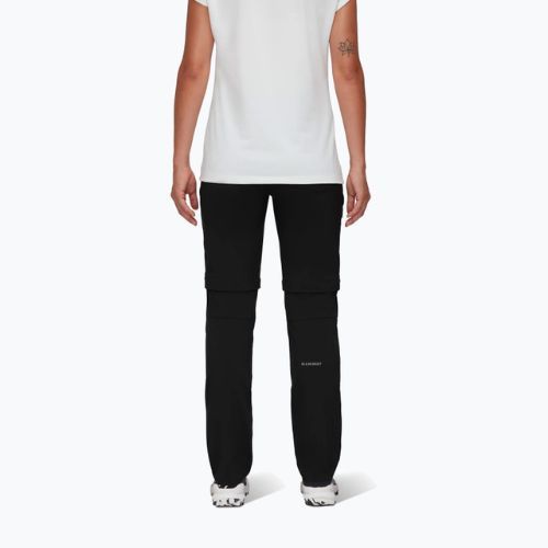 Spodnie trekkingowe damskie Mammut Runbold Zip Off black