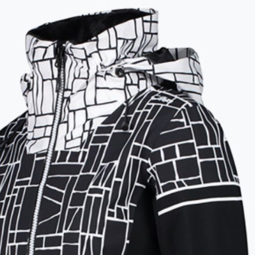 Kurtka narciarska damska CMP 31W0076 nero/bianco