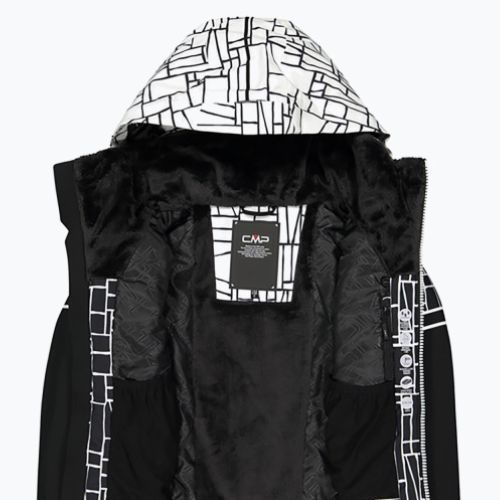 Kurtka narciarska damska CMP 31W0076 nero/bianco