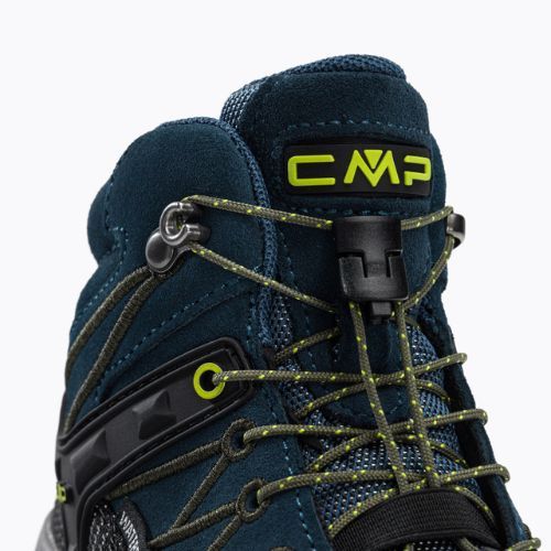 Buty trekkingowe dziecięce CMP Rigel Mid Wp blue ink/yellow